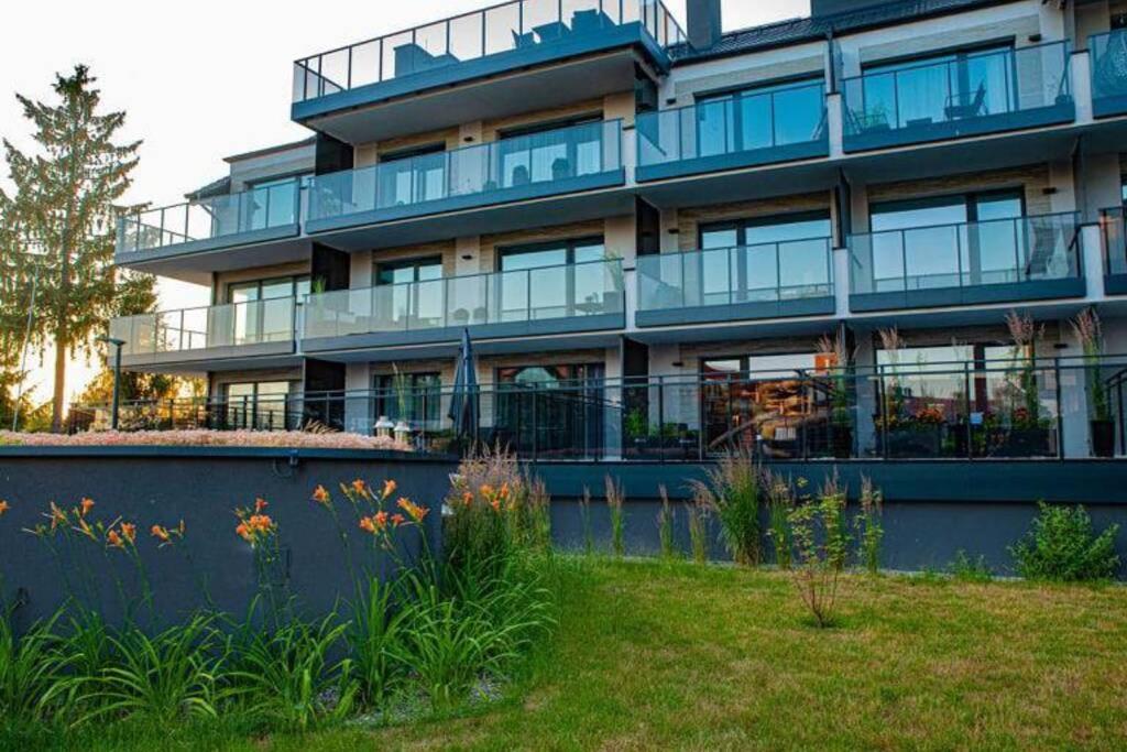 Apartament Twierdza z widokiem na jezioro Ostróda Zewnętrze zdjęcie